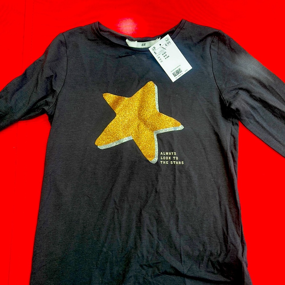 New H&M  top long sleeves size 8-10 kids
